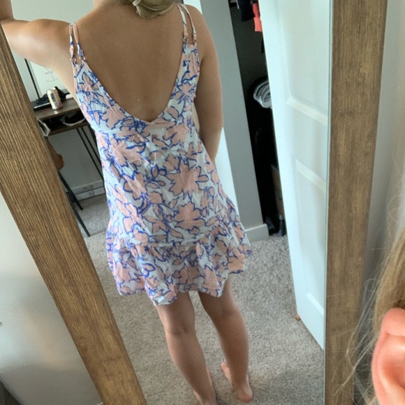 Maaji Tiered Mini Dress in Planning Dreams. Size M - Picture 5 of 5